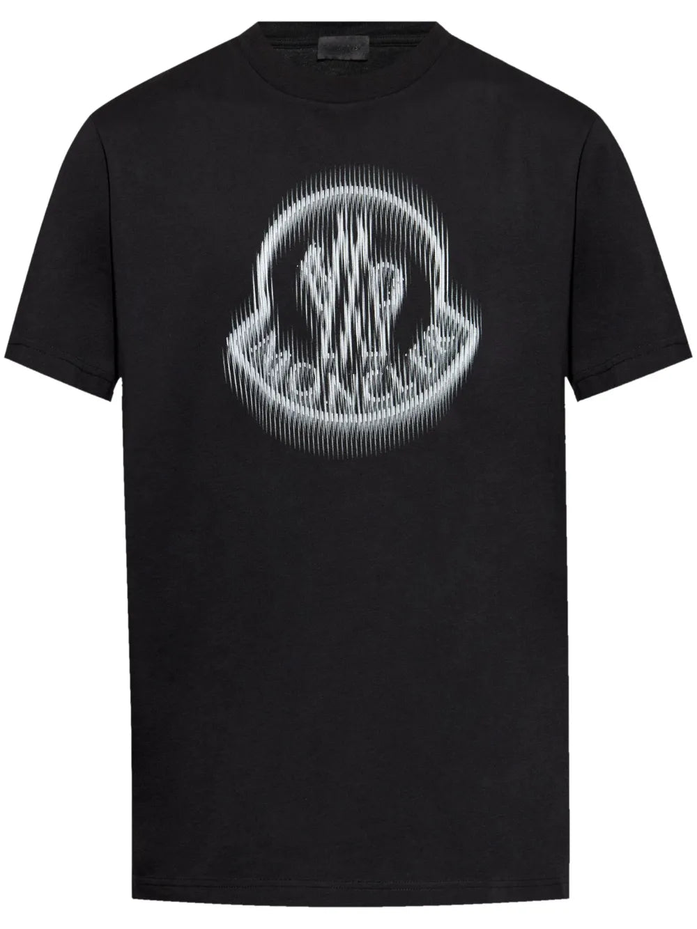Moncler Black Blurred Logo T-shirt