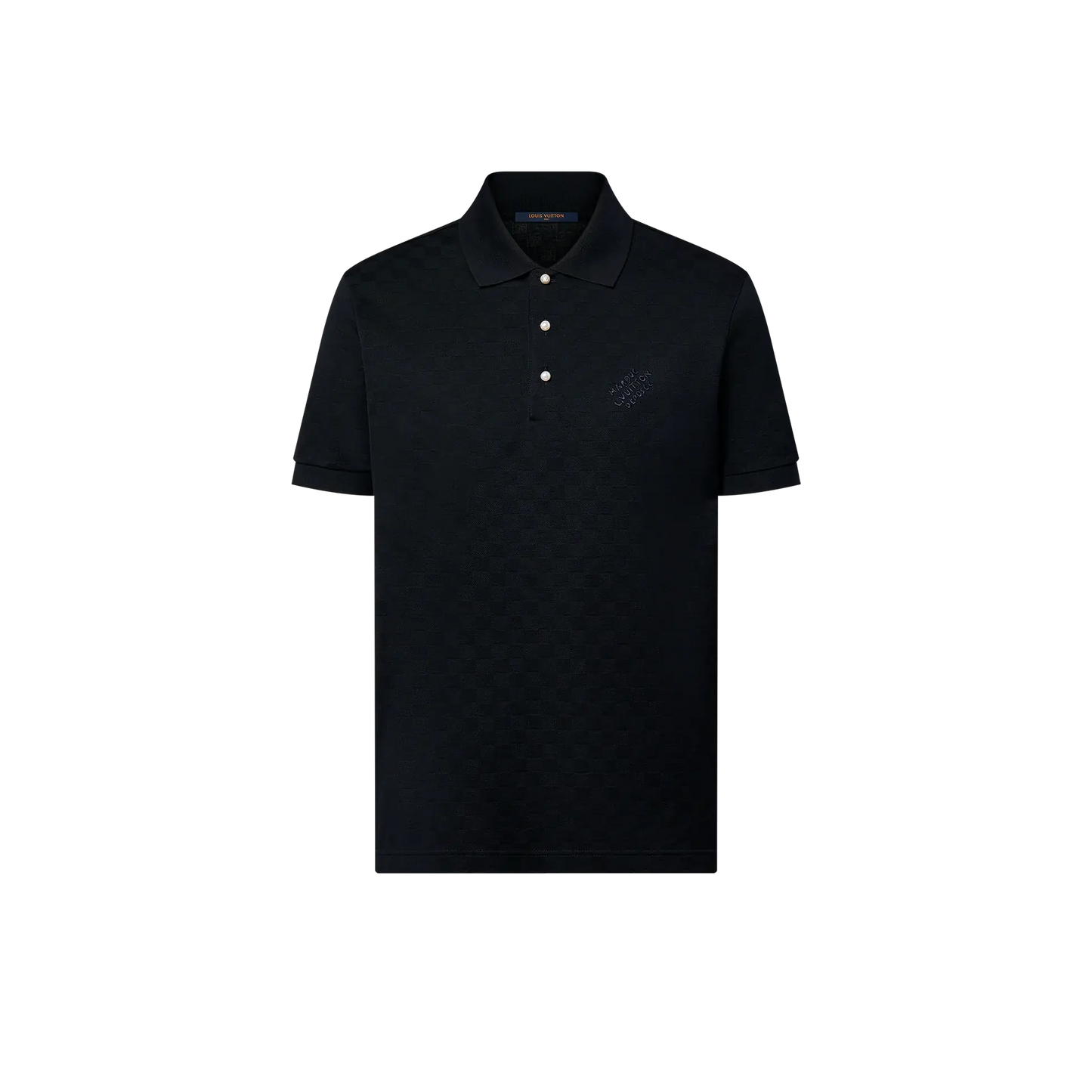 Louis Vuitton Black Signature Polo Shirt