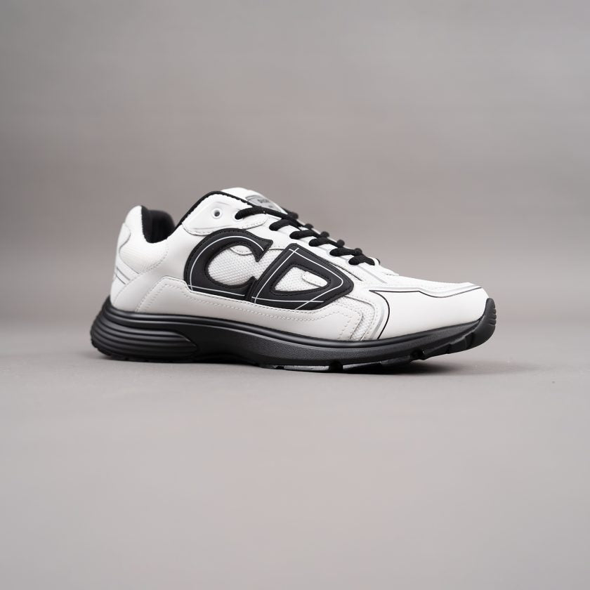 Christian Dior White & Black Technical Mesh Trainer