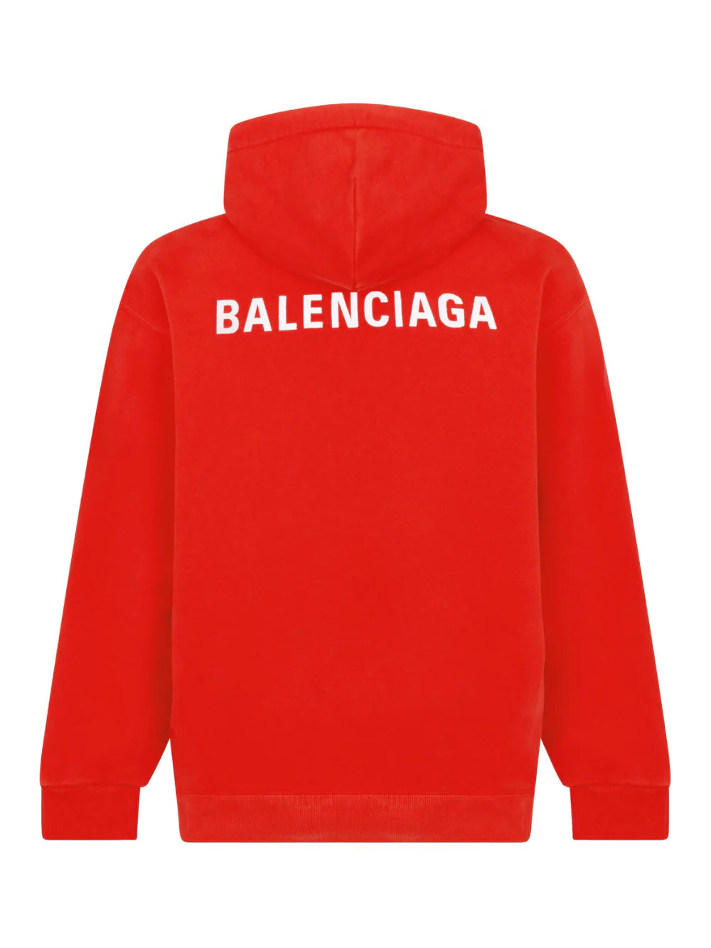 Balenciaga Classic Logo Oth Hooded Sweatshirt Red