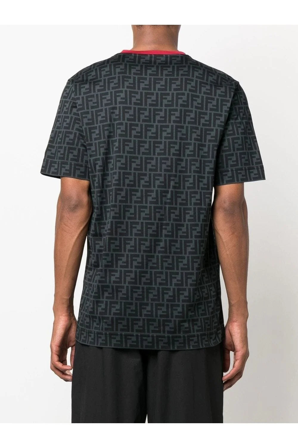 Fendi FF Zucca Print Monogram T-Shirt Grey