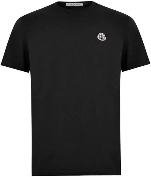 Moncler Black Logo cotton T-shirt