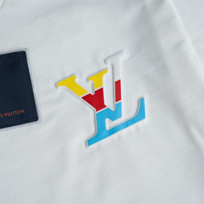 Louis Vuitton White Graphic Cotton T-Shirt