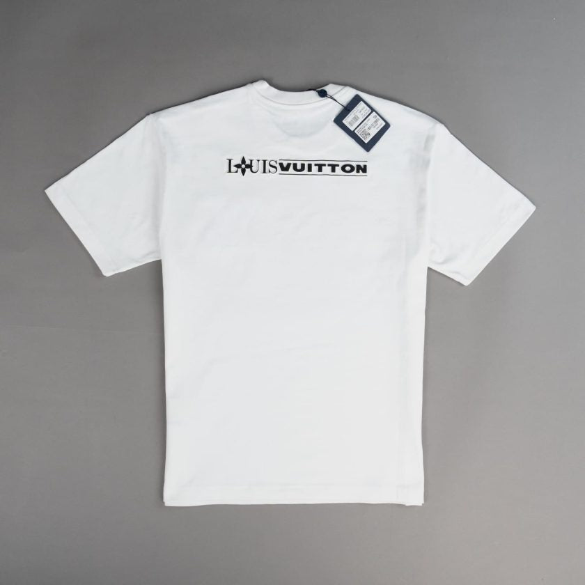 Louis Vuitton White Graphic Cotton T-Shirt