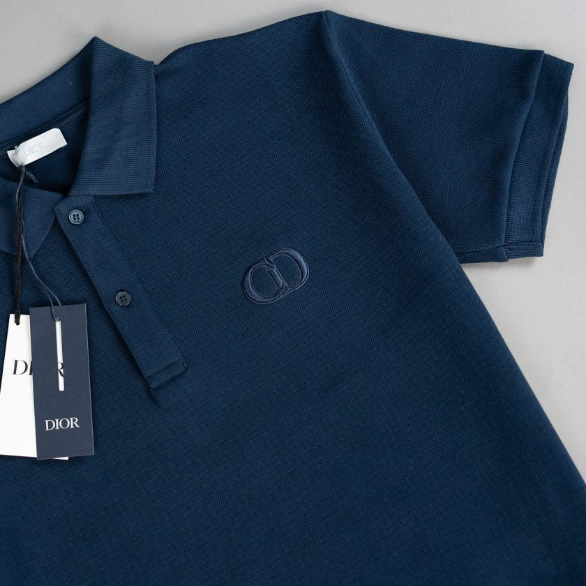 Christian Dior Navy CD Icon Polo
