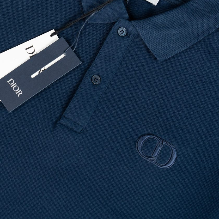 Christian Dior Navy CD Icon Polo