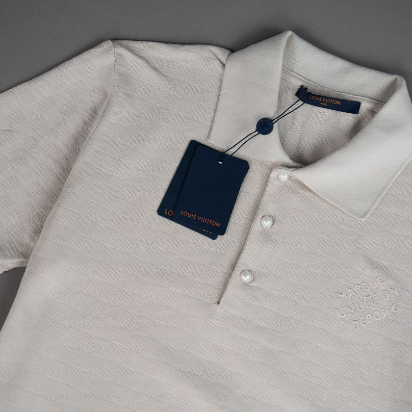 Louis Vuitton Cream Signature Polo Shirt