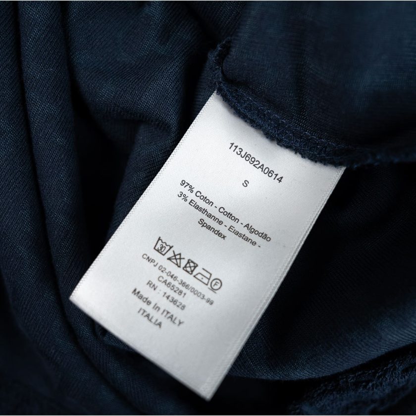 Christian Dior Blue Oblique T-Shirt