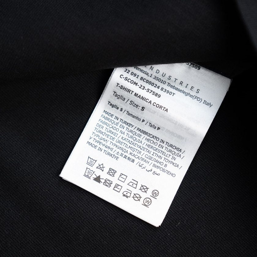 Moncler Black Flocked Logo T-shirt