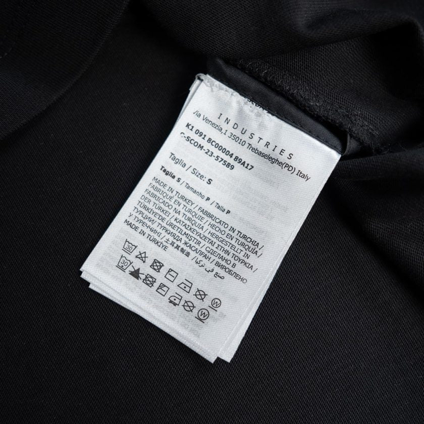 Moncler Black Blurred Logo T-shirt