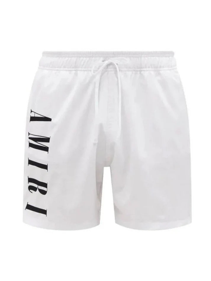 Amiri Vertical Logo Swim Shorts