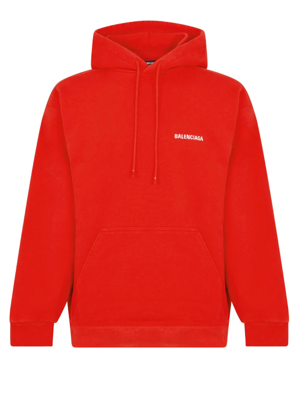 Balenciaga Classic Logo Oth Hooded Sweatshirt Red