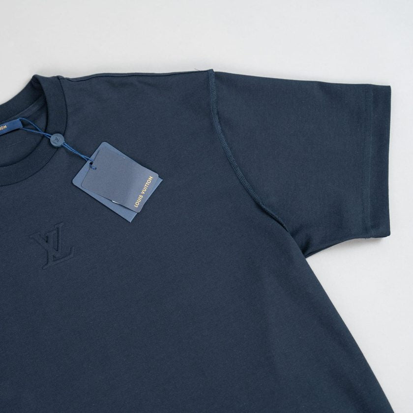 Louis Vuitton Navy Embossed T-Shirt