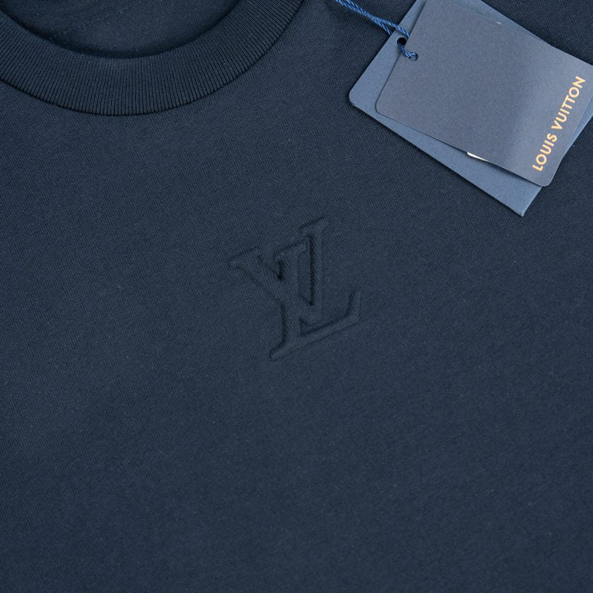 Louis Vuitton Navy Embossed T-Shirt