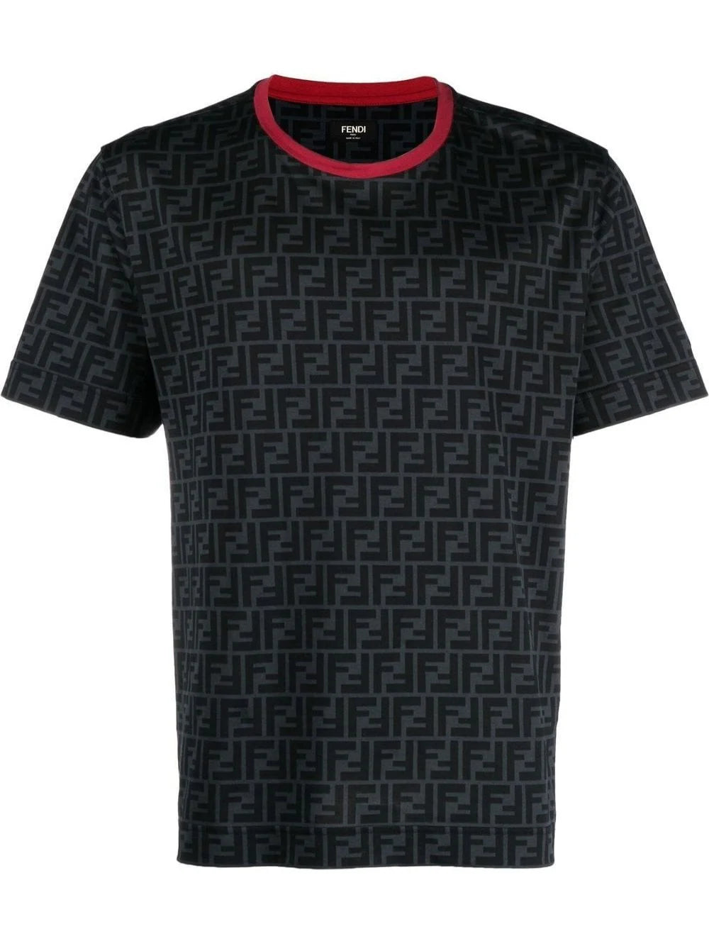 Fendi FF Zucca Print Monogram T-Shirt Grey