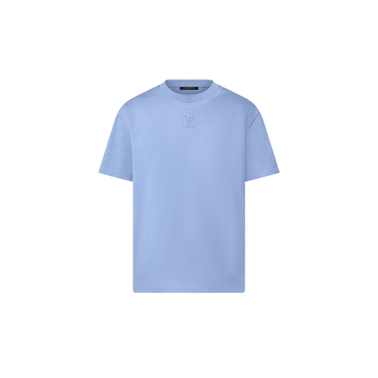 Louis Vuitton Light Blue Embossed T-Shirt