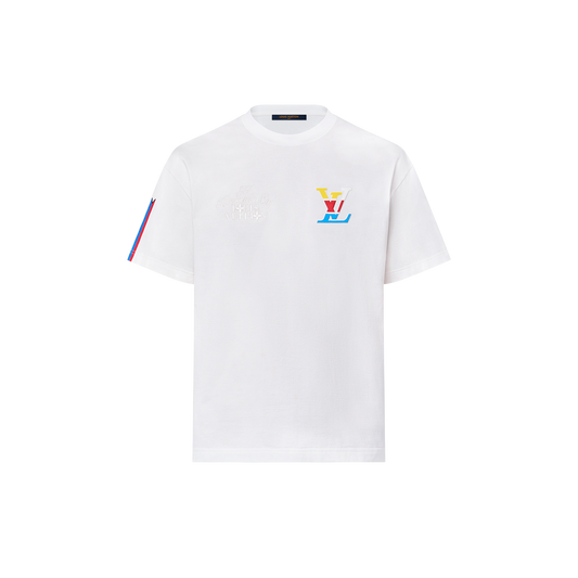 Louis Vuitton White Graphic Cotton T-Shirt