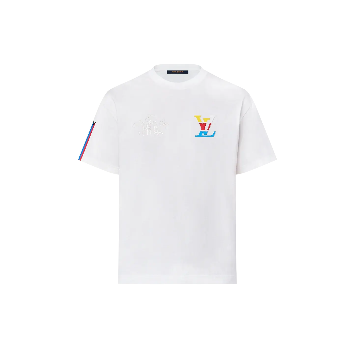 Louis Vuitton White Graphic Cotton T-Shirt