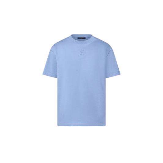 Louis Vuitton Light Blue Embossed T-Shirt