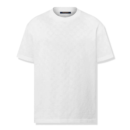 Louis Vuitton White Damier Cotton Piqué T-Shirt