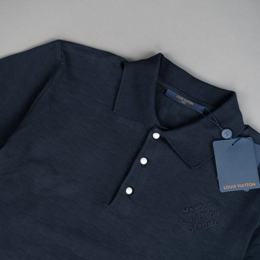 Louis Vuitton Black Signature Polo Shirt