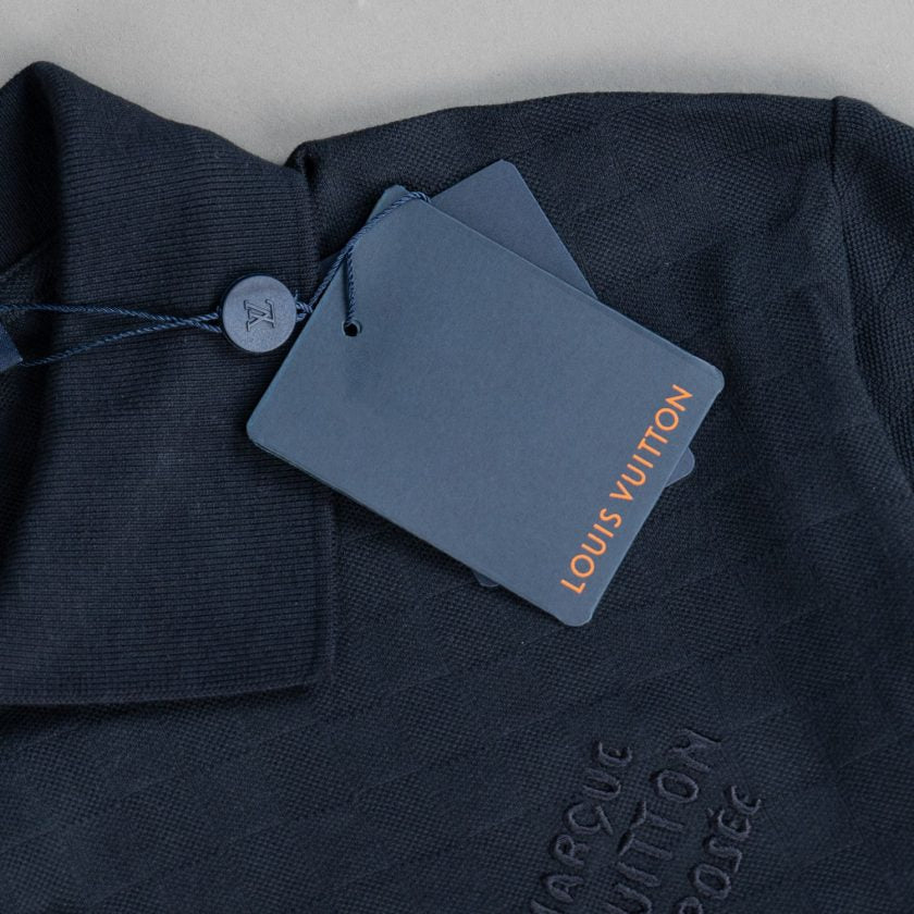 Louis Vuitton Black Signature Polo Shirt