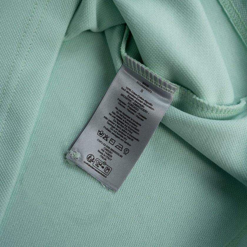 Christian Dior Light Green CD Icon Polo