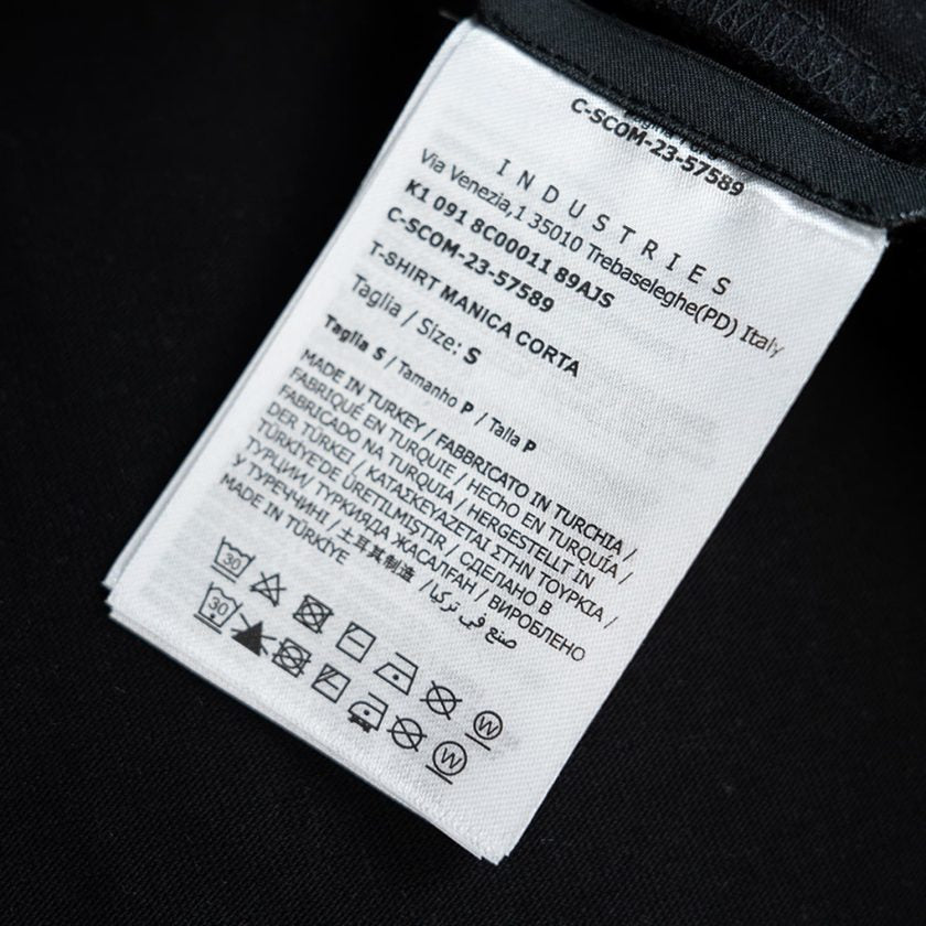 Moncler Black Varsity Logo T-shirt